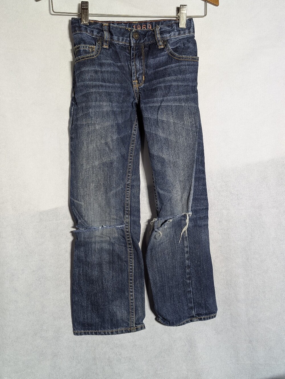 Gap Kids 1969 Slim Fit Distressed Jeans Size 7